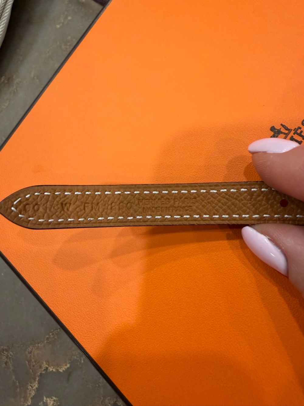 Hermes BNIB Gamma belt buckle & Reversible leather strap 13 mm - Picture 4 of 10